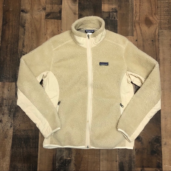 Patagonia Jackets & Blazers - Patagonia Women’s Cream Full Zip Fleece Jacket